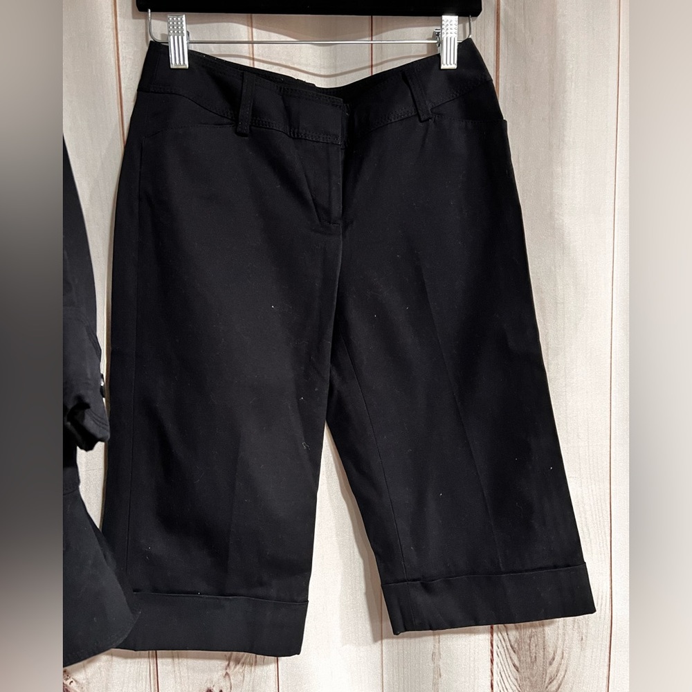 Ann Taylor set size jacket 0P y 2p crop pants - Picture 5 of 5